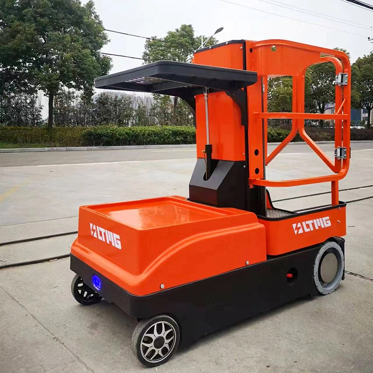 Ltmg Driving in Warehouse Machine Picking Work Platform Lift Electric Order Picker