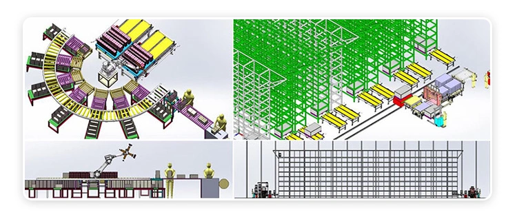 Customize Automated Warehouse System Large Intelligent Pallet Bulk Racks Storage Stack Equipment Material Handling Equipment