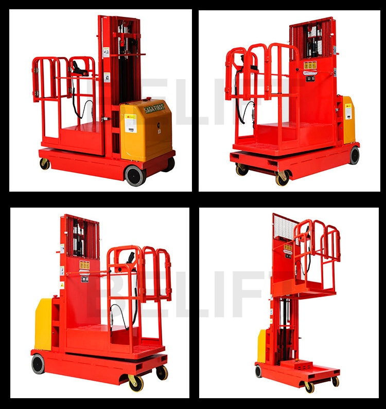 300kg Long Forks Order Picker Lift 4.5m Electric Aerial Order Picker