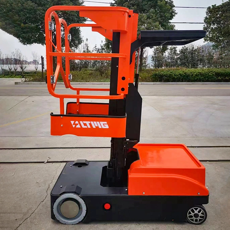 Ltmg Driving in Warehouse Machine Picking Work Platform Lift Electric Order Picker