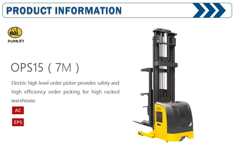 Battery Operated Electric Order Picker Forklift