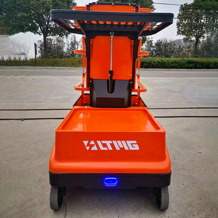 Ltmg Driving in Warehouse Machine Picking Work Platform Lift Electric Order Picker