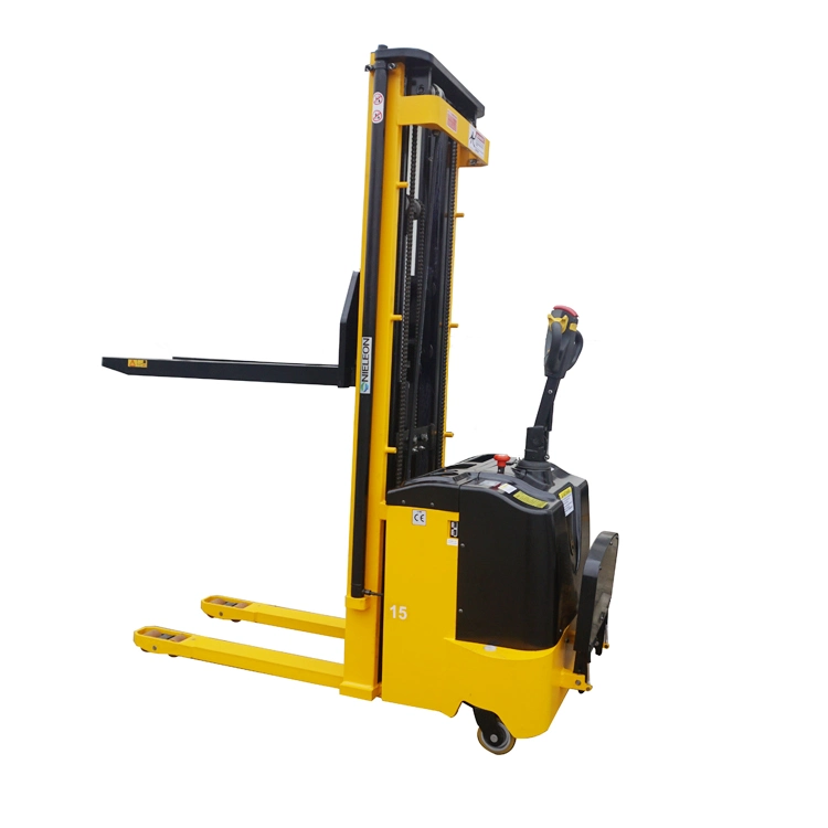 2000kg Hydraulic Full Automatic Forklift Electric Pallet Stacker