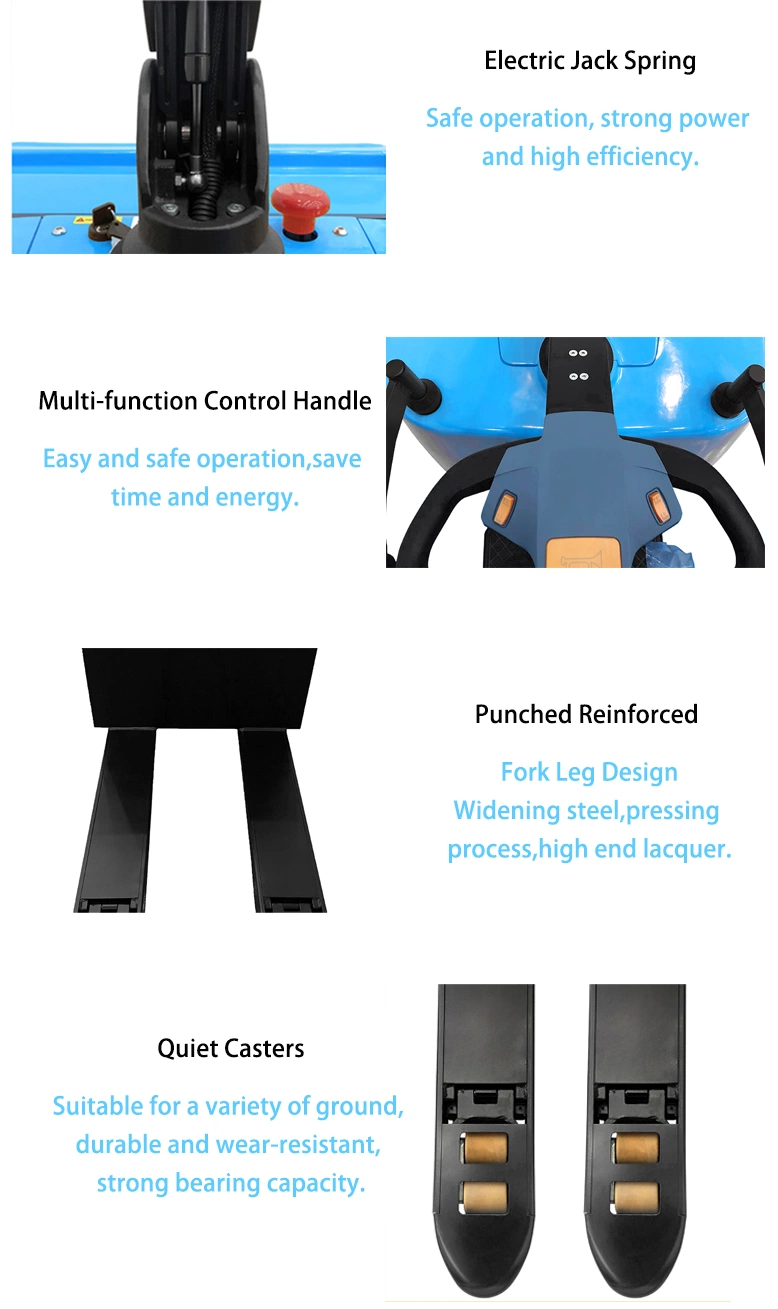 China Factory Make Wholesale Cheap Price Good Quality 3 Ton Heavy Duty Material Handling Equipment Cbd Stand-on Ride Full Electric Pallet Truck From Aida