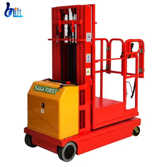 300kg Long Forks Order Picker Lift 4.5m Electric Aerial Order Picker