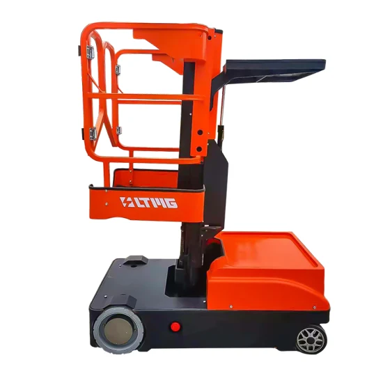 Ltmg Driving in Warehouse Machine Picking Work Platform Lift Electric Order Picker