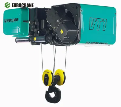 Eurocrane Brand Material Handling Equipment of Electric Wire Rope Hoist